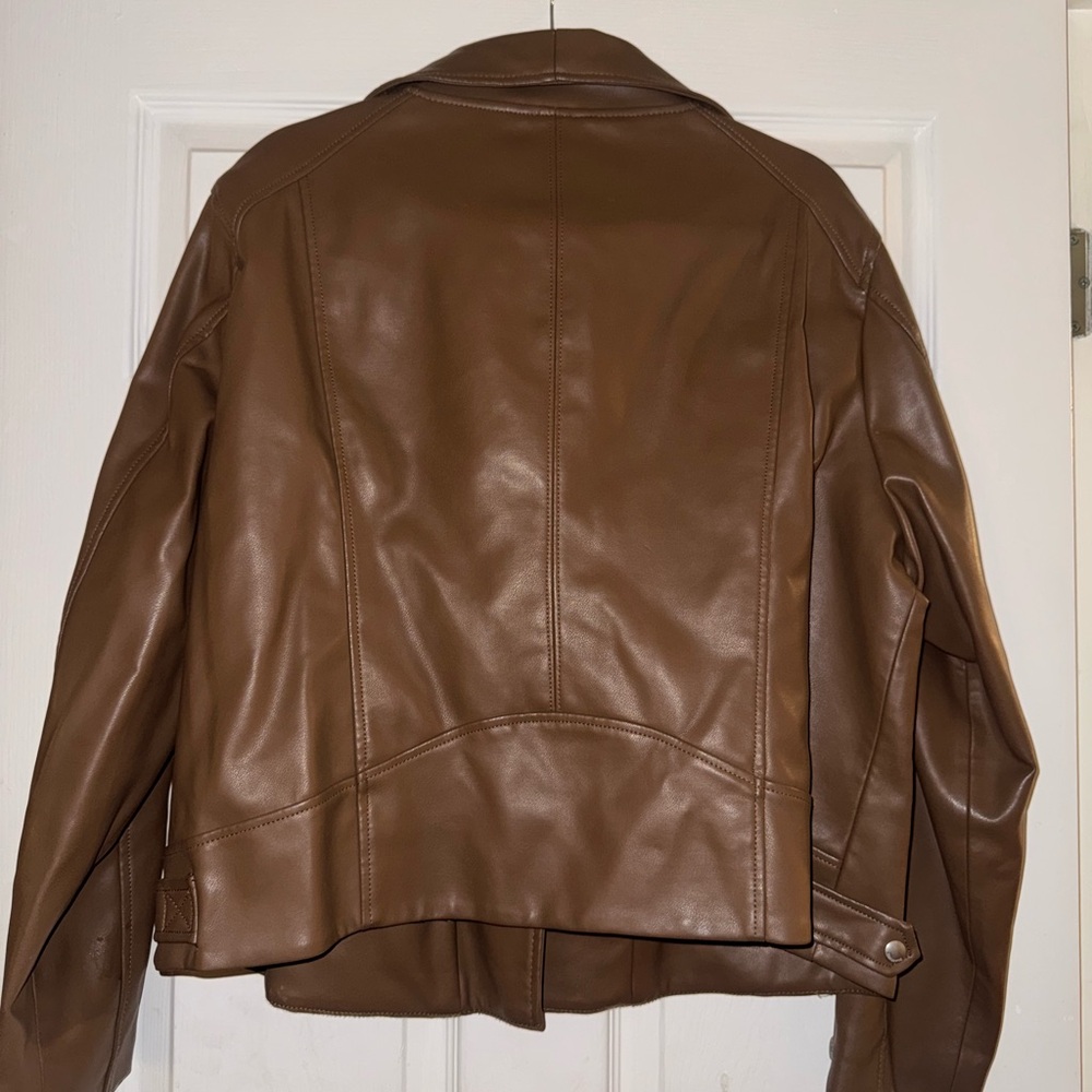 Blank NYC Tan Faux Leather Jacket - Picture 7 of 8
